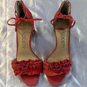 Women’s Sole Society Coral Heels, Size 9